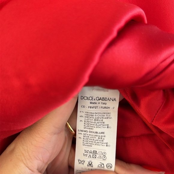 Authentic Dolce & Gabanna dress. Worn twice! Size is now too small. - Picture 4 of 4